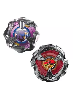 Beat Tyranno 4-70Q & Knife Shinobi 4-80HN Dual Pack Set - Beyblade X - Hasbro