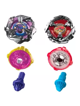 Beat Tyranno 4-70Q & Knife Shinobi 4-80HN Dual Pack Set - Beyblade X - Hasbro