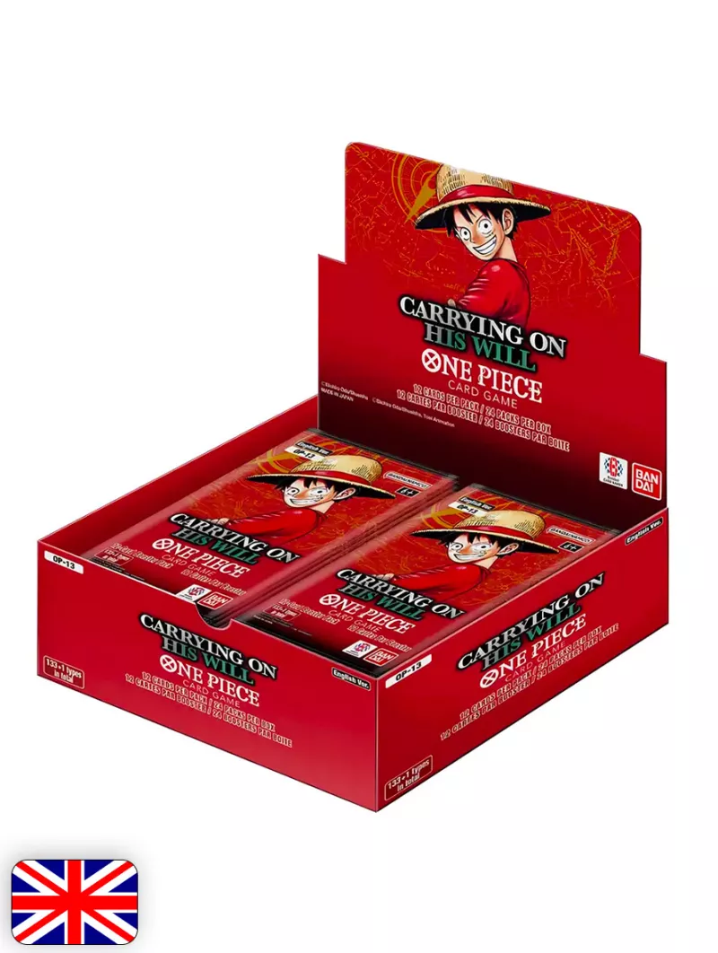 One Piece Card Game: Carrying On His Will - Booster Display Box (24 buste) OP-13 [ENG]