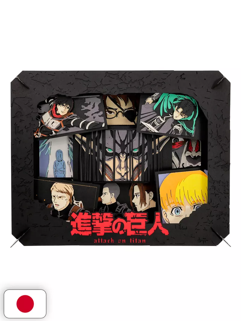 TV Anime Attack On Titan Official Paper Theater - Edizione Giapponese