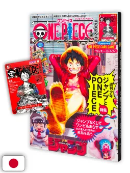 One Piece Magazine 20 Special Edition Weekly Shonen Jump + Monkey. D. Luffy Promo Card ST21-014