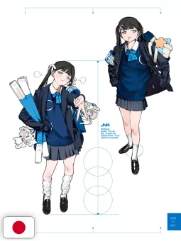 Blue Collage: Junro Artbook & Illustration Making - Edizione Giapponese