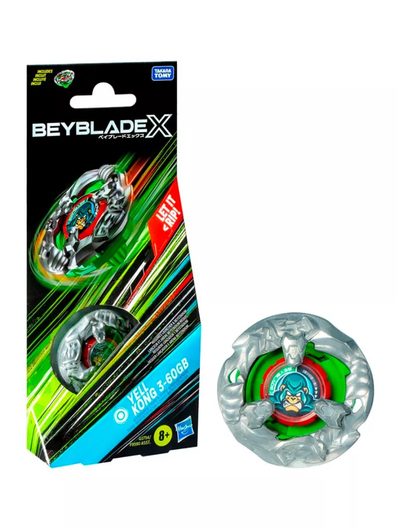 [PREORDINE] YYell Kong 3-60GB Booster Pack Set - Beyblade X - Hasbro