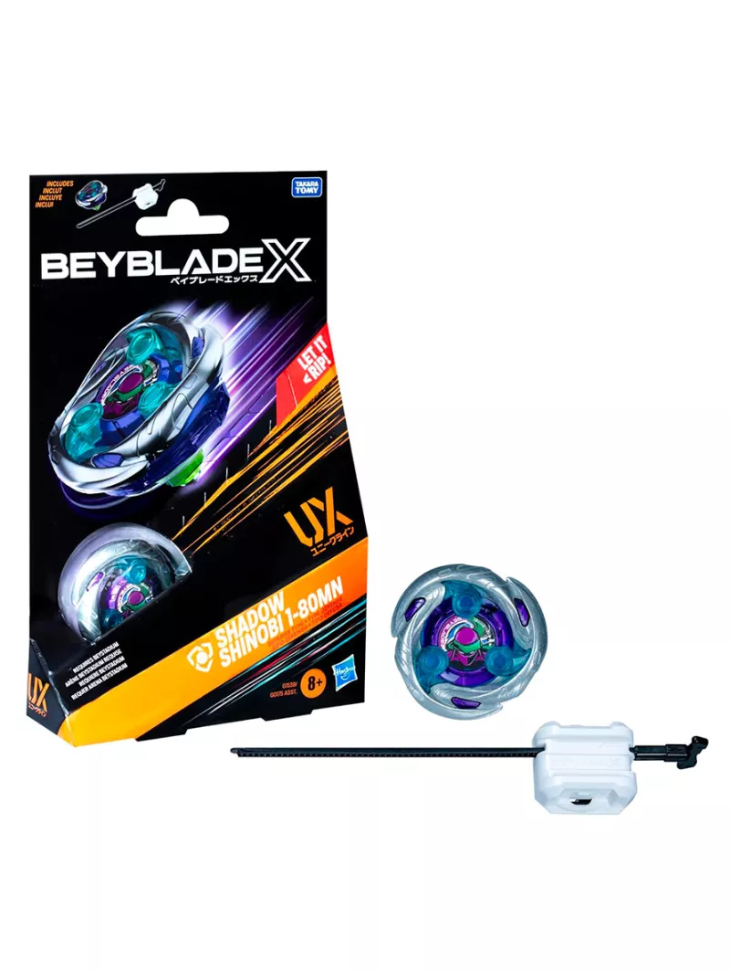 Shadow Shinobi 1-80MN Starter Pack Set - Beyblade X - Hasbro