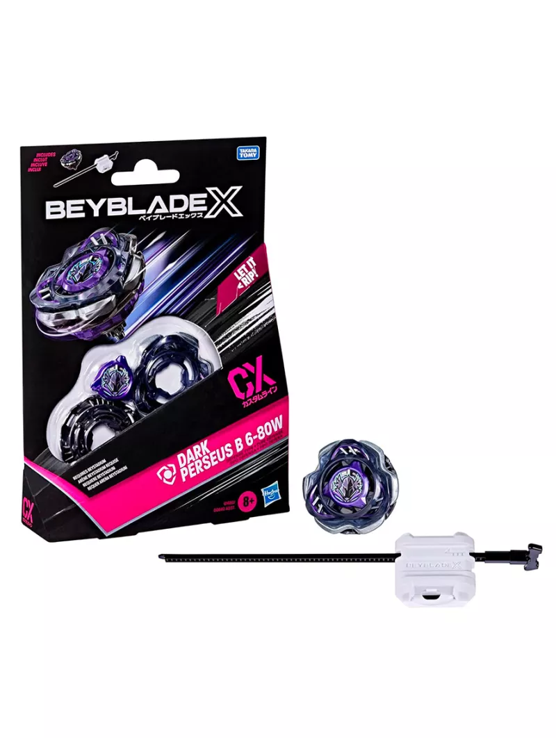 Dark Perseus B 6-80W Starter Pack Set - Beyblade X - Hasbro