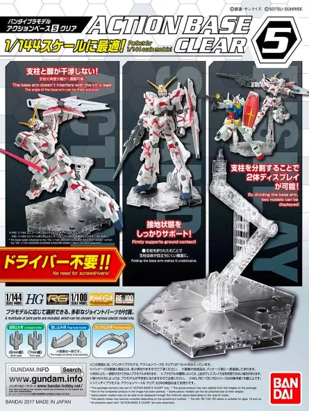 Bandai Action Base Clear 5 - Bandai Model Kit Figure