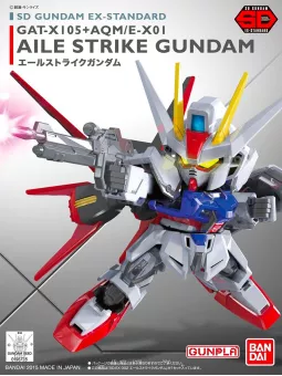Aile Strike Gundam Super Deformed - EX-Standard Gunpla - Bandai Model Kit Figure