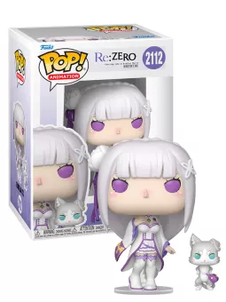 Funko Pop! Animation 2112 - Emilia With Puck Re:Zero Starting Life In Another World