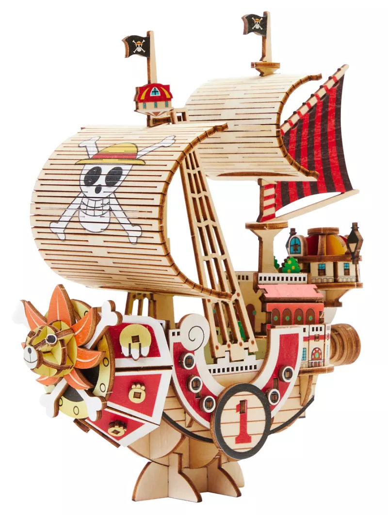 Thousand Sunny - One Piece Wa-Gu-Mi Wood Model Kit - Red Robin Design