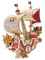 Thousand Sunny - One Piece Wa-Gu-Mi Wood Model Kit - Red Robin Design