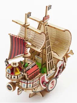 Thousand Sunny - One Piece Wa-Gu-Mi Wood Model Kit - Red Robin Design