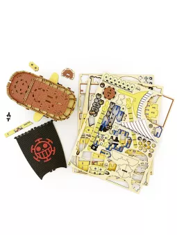 Law's Submarine - One Piece Wa-Gu-Mi Wood Model Kit - Red Robin Design