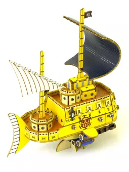 Law's Submarine - One Piece Wa-Gu-Mi Wood Model Kit - Red Robin Design