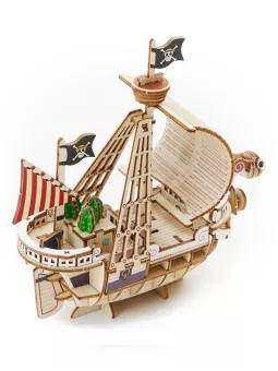 Going Merry - One Piece Wa-Gu-Mi Wood Model Kit - Red Robin Design