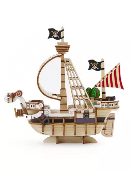 Going Merry - One Piece Wa-Gu-Mi Wood Model Kit - Red Robin Design
