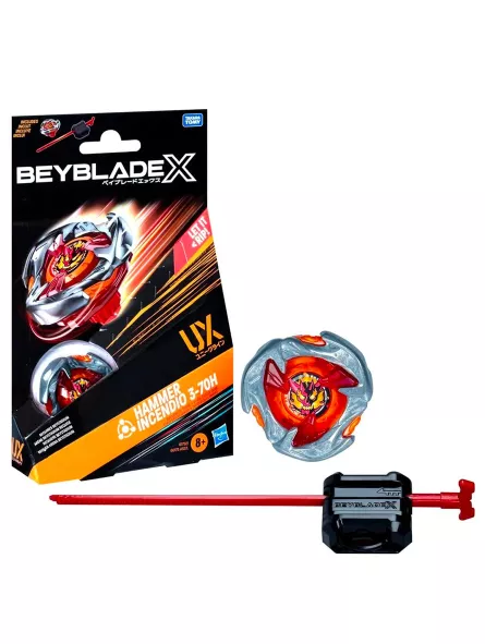 Hammer Incendio 3-70H Starter Pack Set - Beyblade X - Hasbro