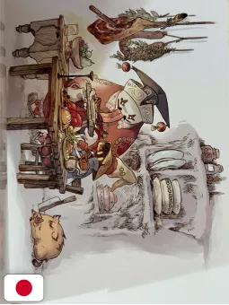 Final Fantasy IX Vivi And Grandpa Postcard Book - Edizione Giapponese