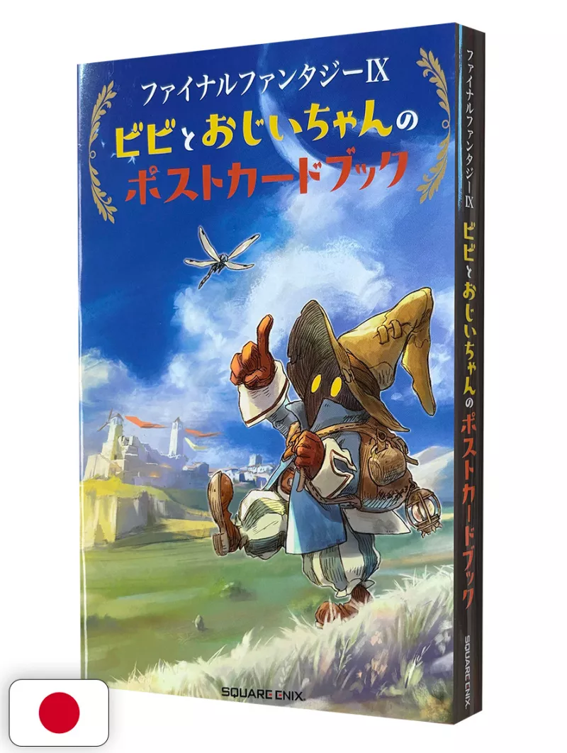 Final Fantasy IX Vivi And Grandpa Postcard Book - Edizione Giapponese
