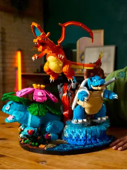 Venusaur, Charizard e Blastoise - Pokémon - Lego