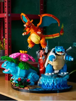 Venusaur, Charizard e Blastoise - Pokémon - Lego