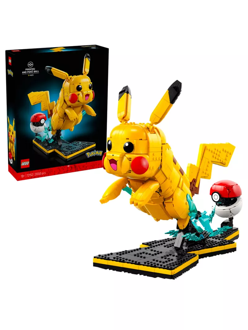 Pikachu e Poké Ball - Pokémon - Lego