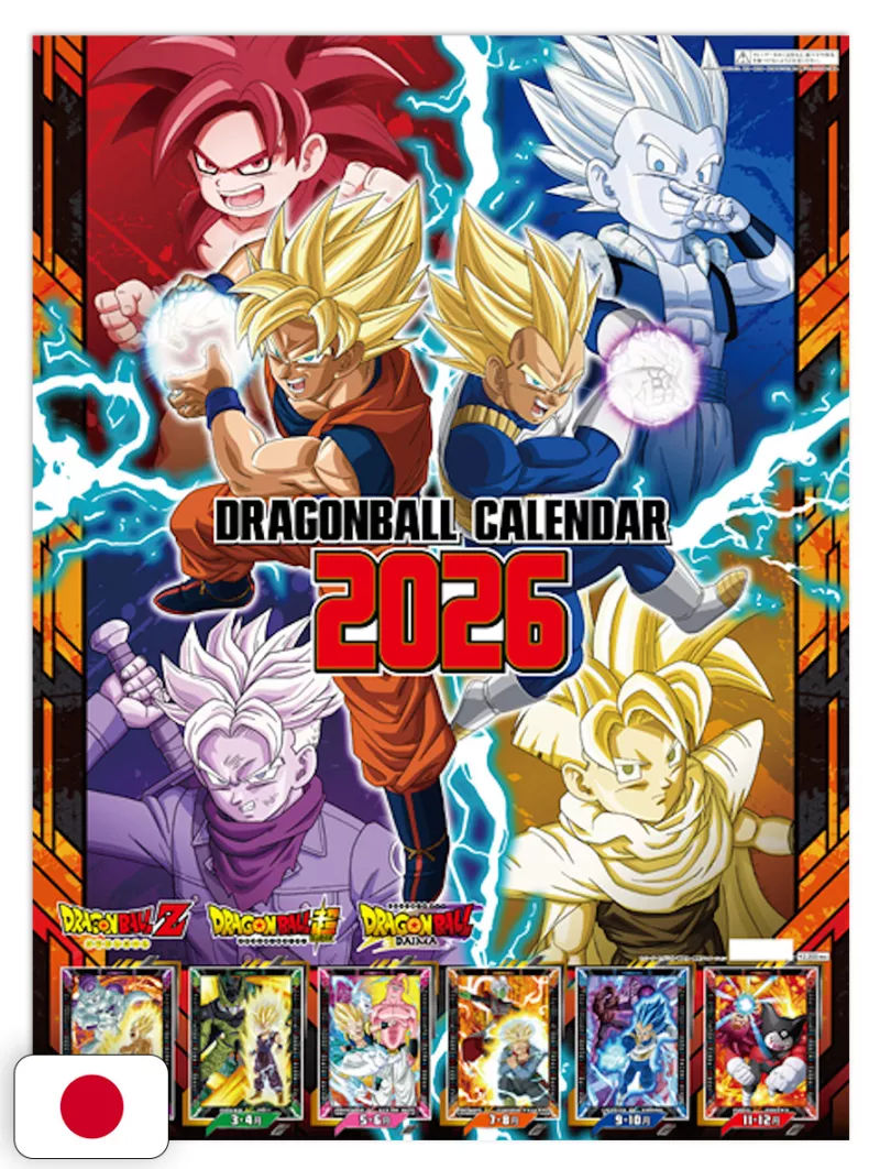 Dragon Ball Calendario Wall Large 2026