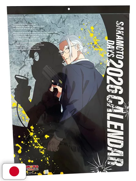 Sakamoto Days Calendario Wall Large 2026