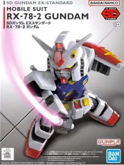 RX-78-2 Gundam Super Deformed - EX-Standard Gunpla - Bandai Model Kit Figure