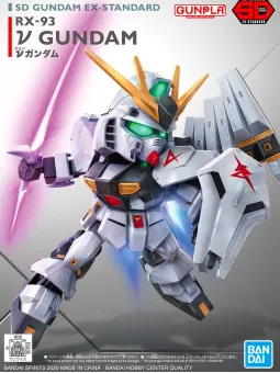 RX-93 V Gundam Super Deformed - EX-Standard Gunpla - Bandai Model Kit Figure