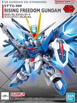 Rising Freedom Gundam Super Deformed - EX-Standard Gunpla - Bandai Model Kit Figure