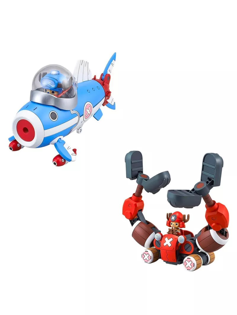 Chopper Robo 3+5 (Chopper Submarine & Chopper Crane) - One Piece Model Kit - Bandai Figure
