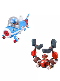 Chopper Robo 3+5 (Chopper Submarine & Chopper Crane) - One Piece Model Kit - Bandai Figure