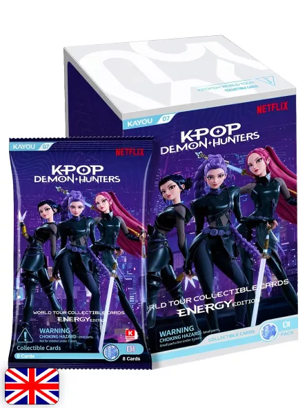 K-Pop Demon Hunters: Kayou - World Tour Collectible Cards Energy Edition 01 Emea Series 1-A (12 buste) [ENG]