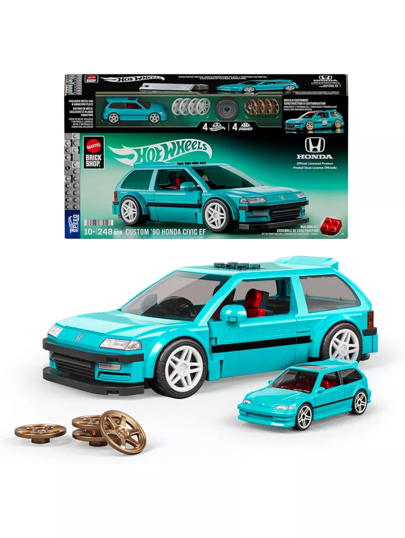 '90 Custom Honda Civic EF - Hot Wheels - Mattel Brick Shop
