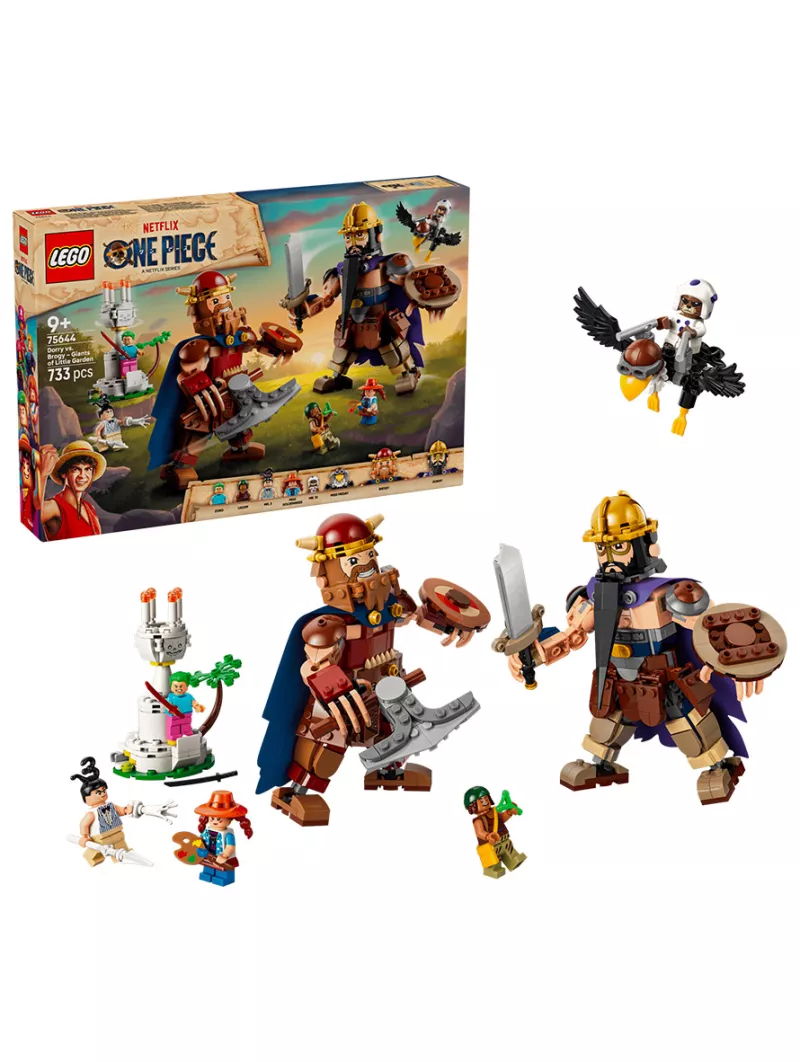 Dori Contro Brogi: Giganti Di Little Garden - One Piece Netflix - Lego