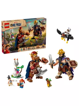 Dori Contro Brogi: Giganti Di Little Garden - One Piece Netflix - Lego