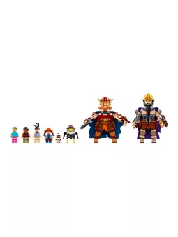 Dori Contro Brogi: Giganti Di Little Garden - One Piece Netflix - Lego