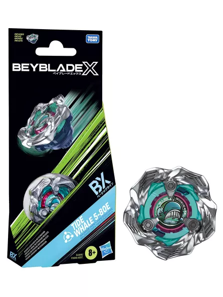 Tide Whale 5-80E Booster Pack Set - Beyblade X - Hasbro