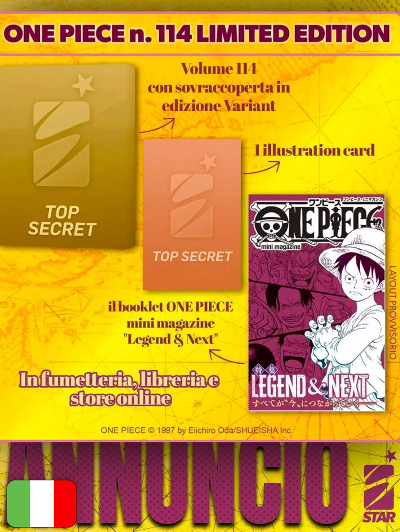 [PREORDINE] One Piece - Blu 114 Limited Edition
