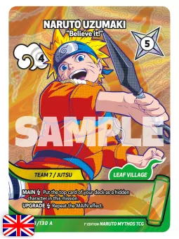 Naruto Mythos TCG - Konoha Shido 2nd Edition - Booster Display Box (24 buste) [ENG]
