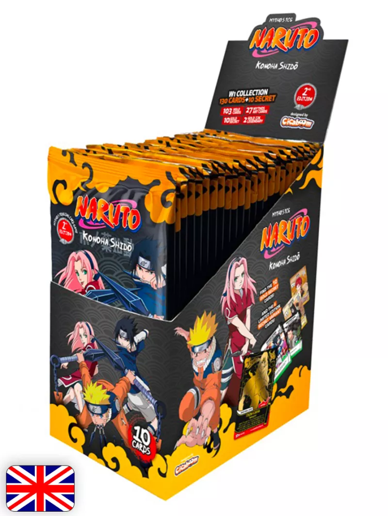 Naruto Mythos TCG - Konoha Shido 2nd Edition - Booster Display Box (24 buste) [ENG]