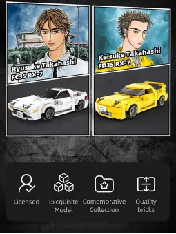 Mazda FD3S RX-7 Gialla - Initial D - CaDA