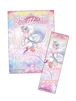 Set Segnalibro + Plate "Lady Unicorn"