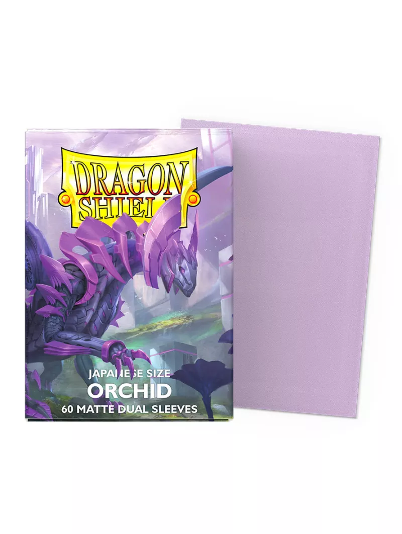 Dragon Shield Orchid Matte Dual Sleeves (Japanese Size)