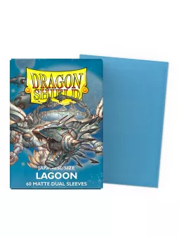 Dragon Shield Lagoon Matte Dual Sleeves (Japanese Size)