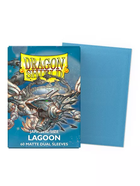 Dragon Shield Lagoon Matte Dual Sleeves (Japanese Size)