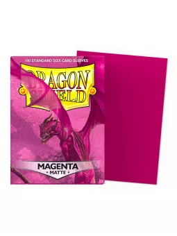 Dragon Shield Magenta Matte Card Sleeves (Standard Size)