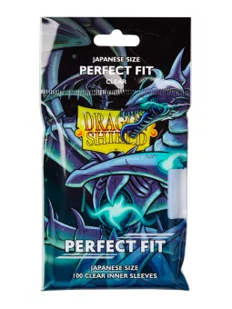 Dragon Shield Clear Perfect Fit Card Sleeves Classic (Japanese Size)
