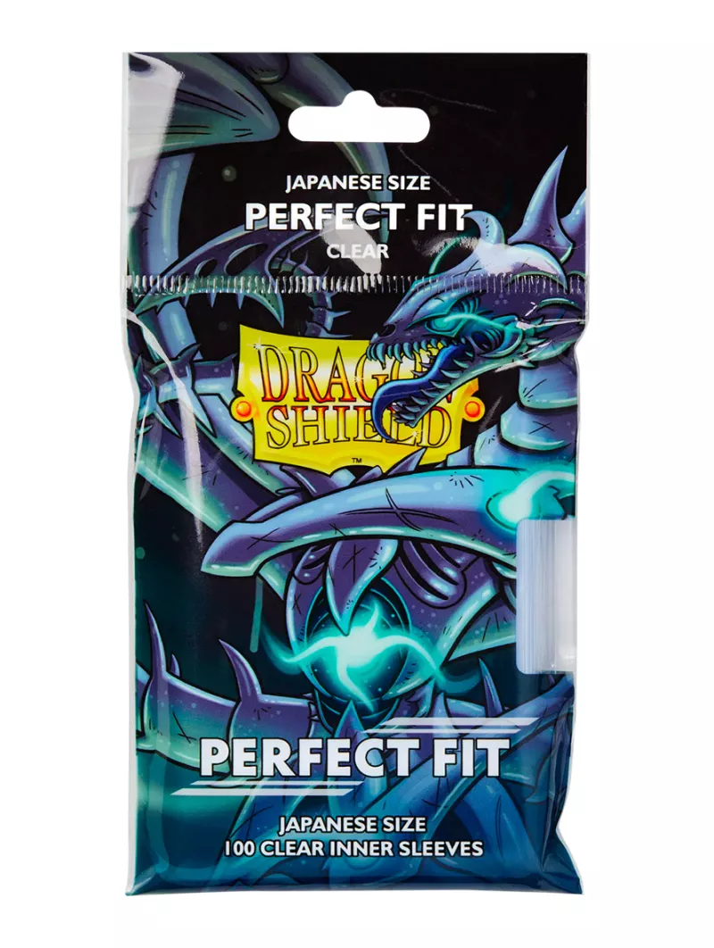 Dragon Shield Clear Perfect Fit Card Sleeves Classic (Japanese Size)