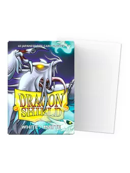Dragon Shield White Matte Card Sleeves (Japanese Size)